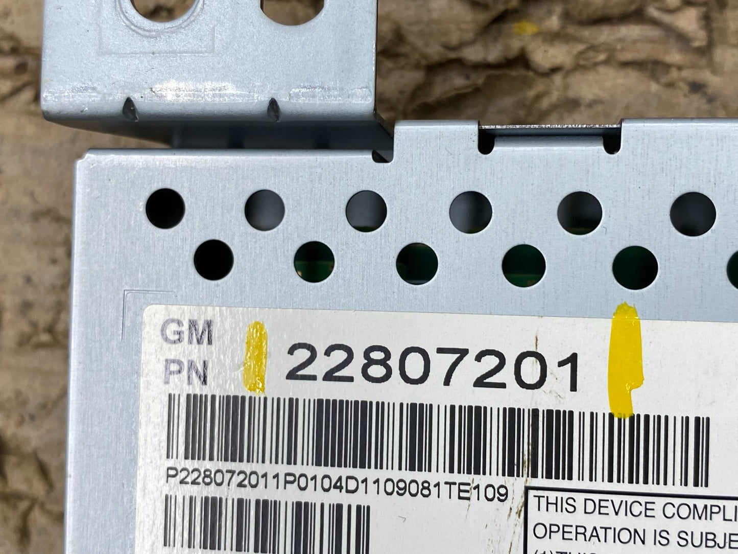 2010 - 2011 Chevrolet Equinox Radio Display Screen Information Dash Oem V7293 DG6