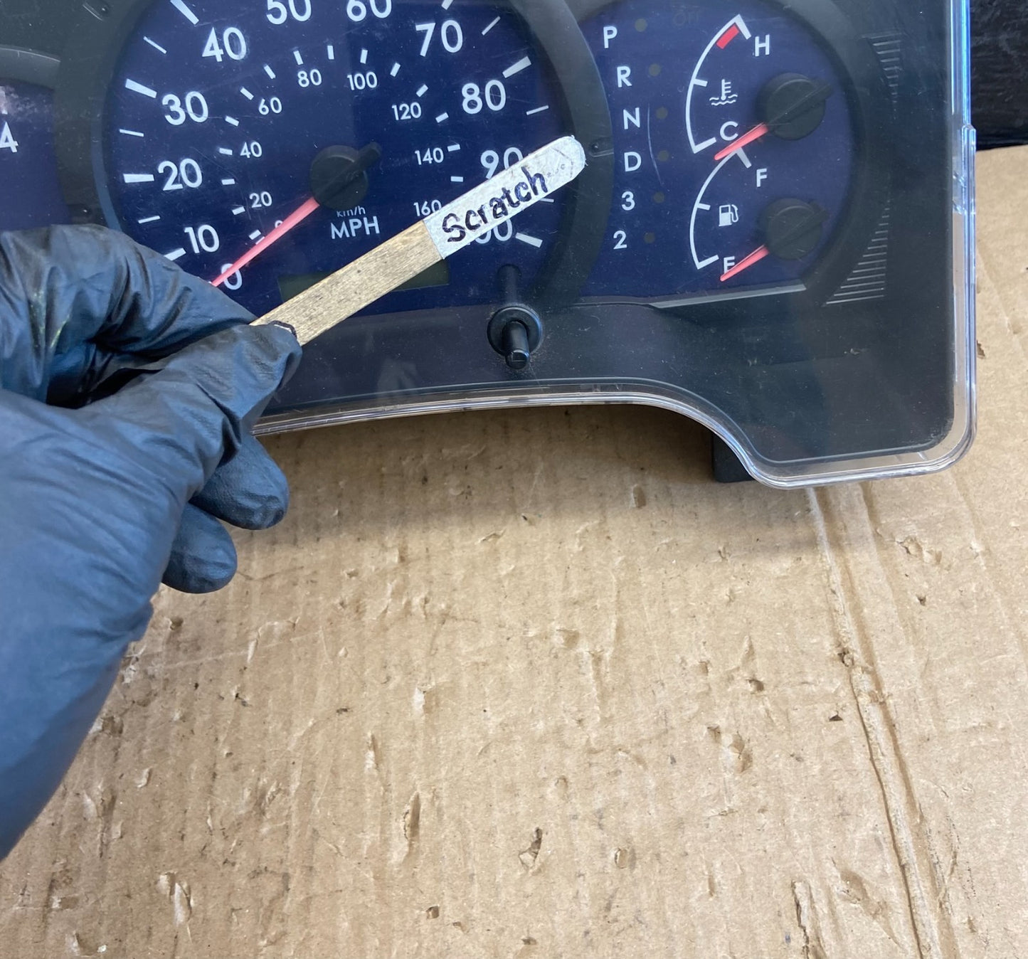 2008 to 2010 Mitsubishi Fuso Speedometer Cluster Gauge MK542915 AE4128 DG2
