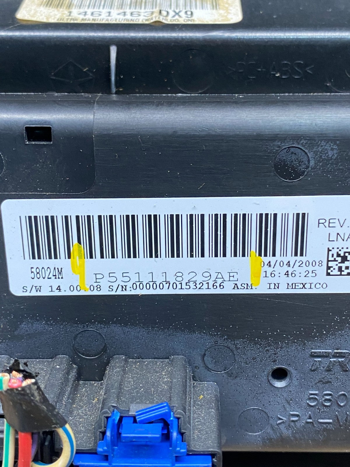 2008 to 2012 Jeep Liberty Dash Climate Temperature Control Radio Bezel r2446 DG7