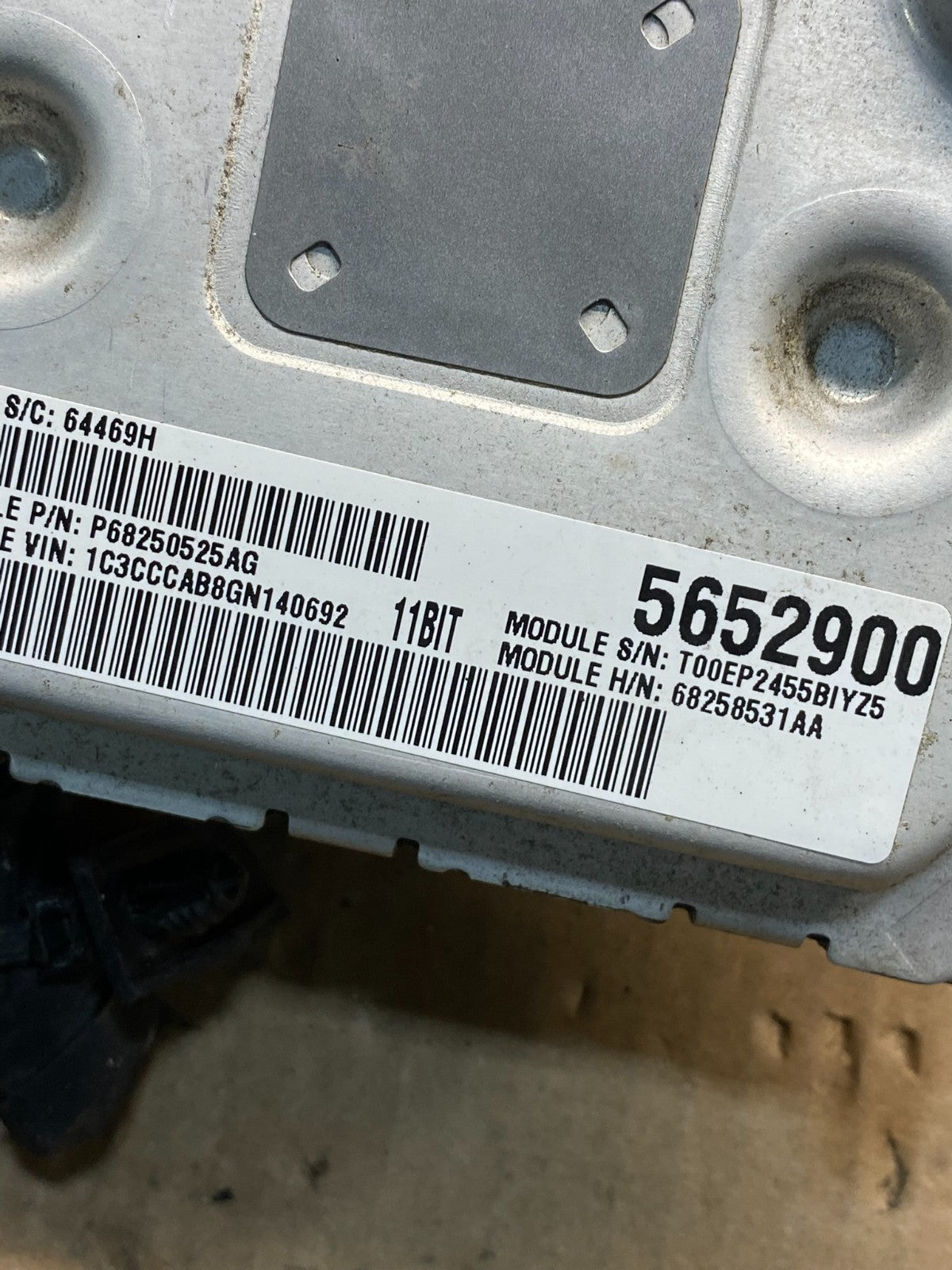 2016 2017 Jeep Cherokee 200 Engine Computer ECU ECM PCM ah4646 DG2