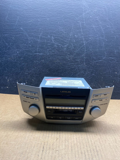 2006 Lexus RX400h Radio Casette AM-FM CD Player ah4984 DG0