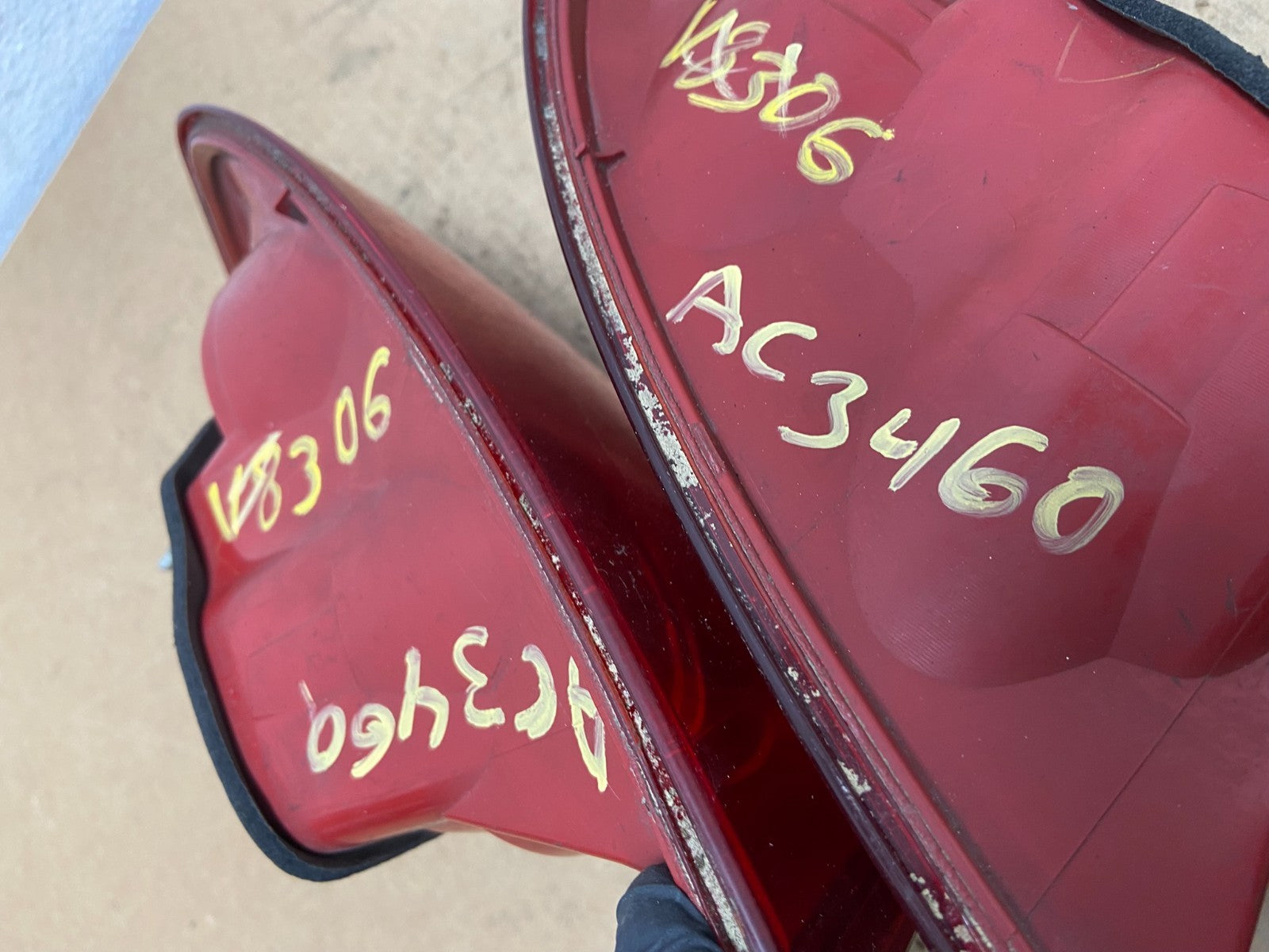 2004 2005 2006 Mazda 3 Sedan Left+Right Side Tail Lights AC3460 DW12