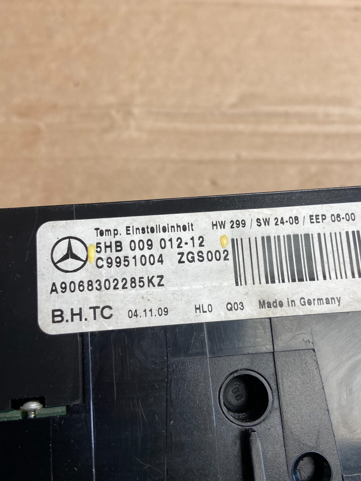 2007 2008 2009 Mercedes Dodge Sprinter A/C AC Climate Control Panel Oe AF1895 DG5