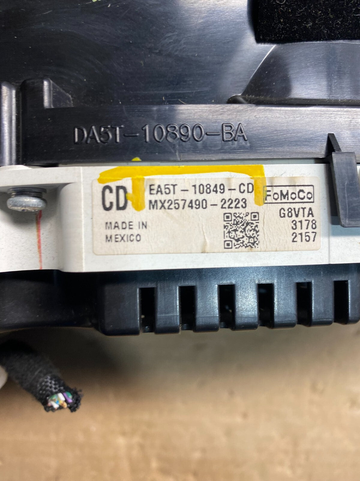2014 Lincoln MKS Speedometer Instrument Gauge Cluster D4699 DG19
