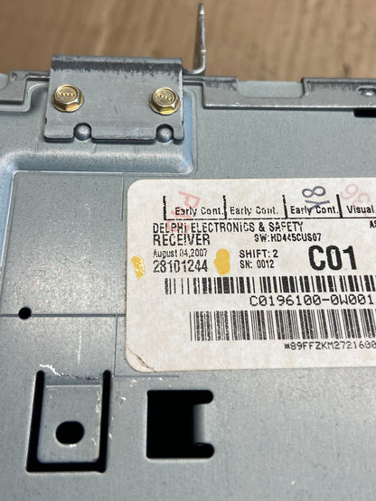 2007 2008 2009 Hyundai Santa Fe AM/FM Radio CD Player AE1699 DG7