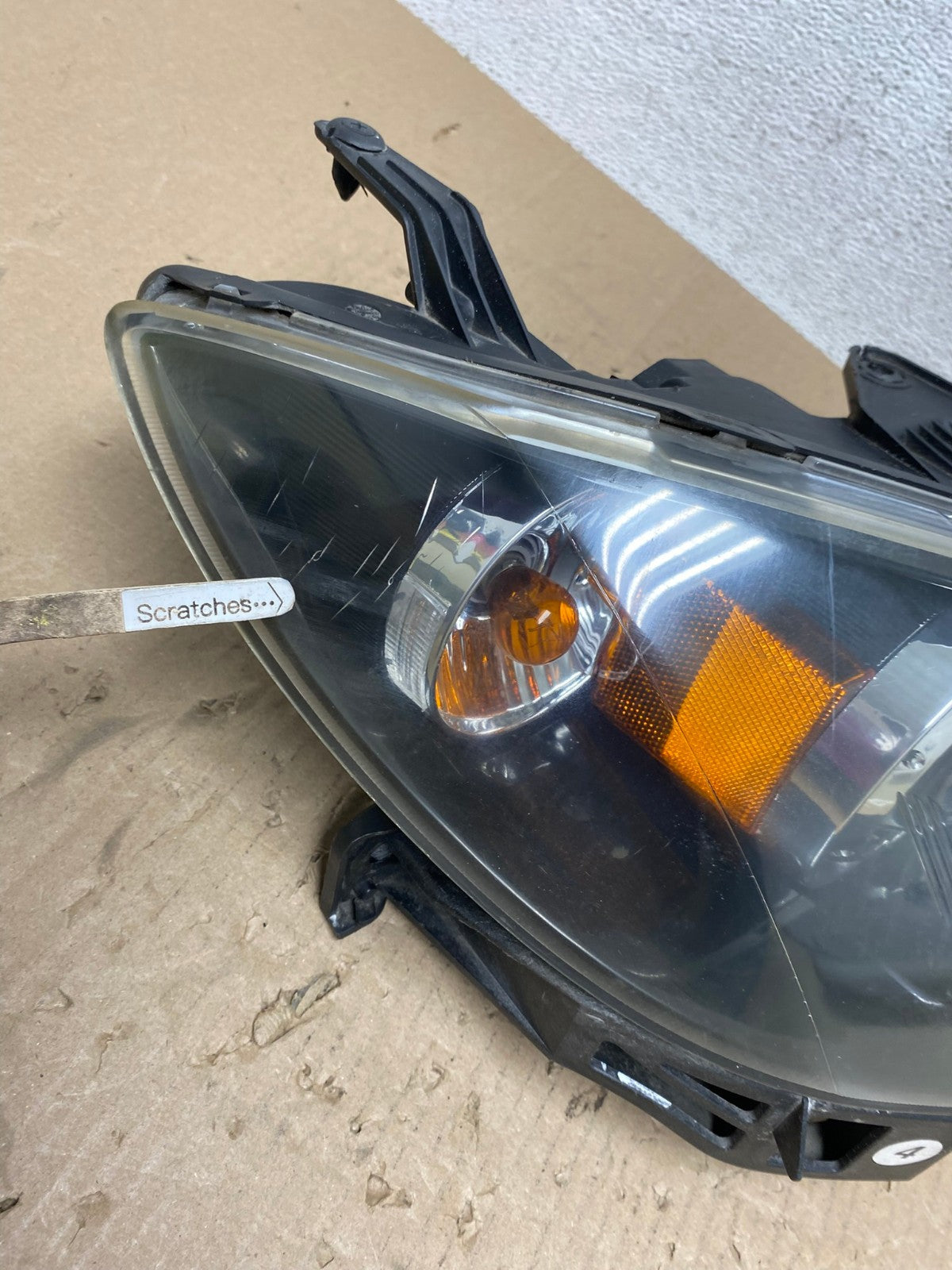 2004 to 2009 Mazda 3 Sedan Right Passenger Rh Side Headlight DEPO AE8801 LK3