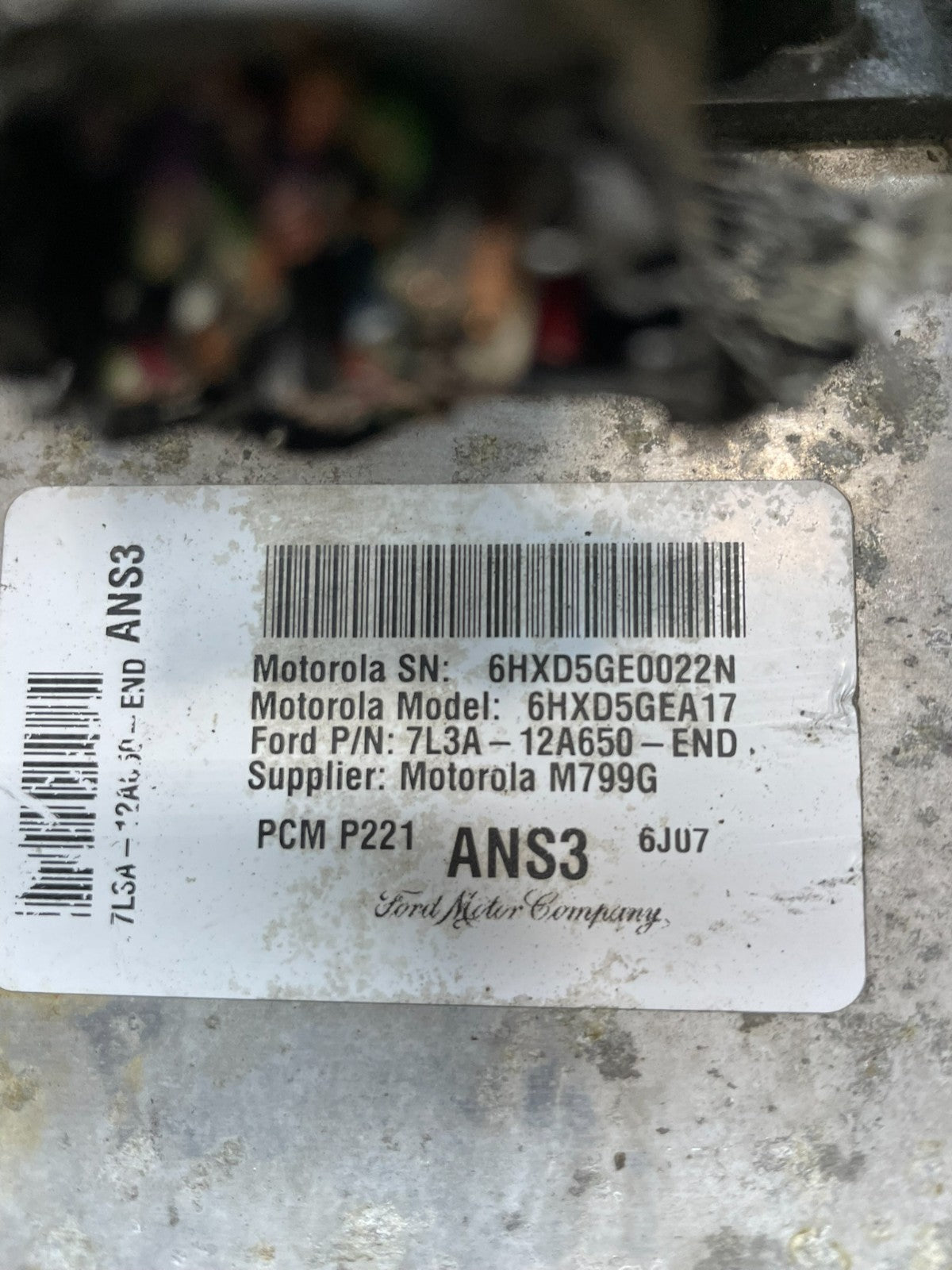 2006 Ford Van E150 E250 4.6L Engine Control Module  ECU 7l3a-12a650-en R9173 DG3