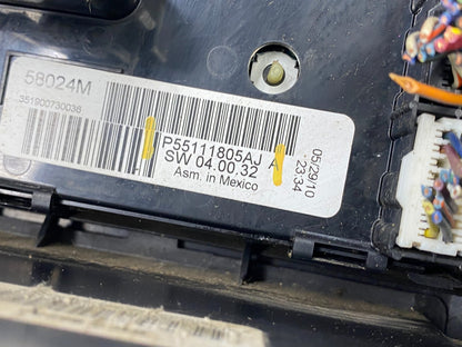 2008-2010 Dodge Grand Caravan  A/C Climate Control Unit Bezel Trim Oem z7431 DG8