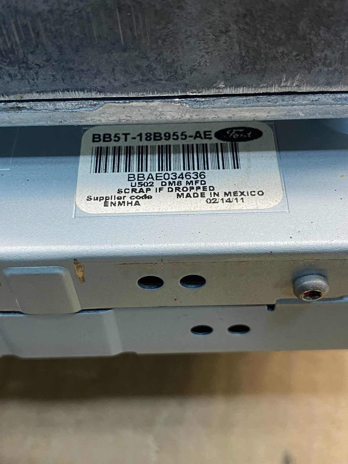 2011 to 2014 Ford Explorer Radio Information Display Screen AG1803 DG4
