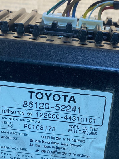 2001 to 2007 Toyota Highlander Climate Control Heater Radio Bezel AC6857 DG6