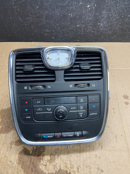 2011-2016 Chrysler Town Country Climate Control Panel Center Dash Trim ad1959 DG0