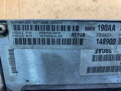 2008 to 2009 Jeep Grand Cherokee 5.7L Computer Engine Control ECU ECM ab3883 DG2