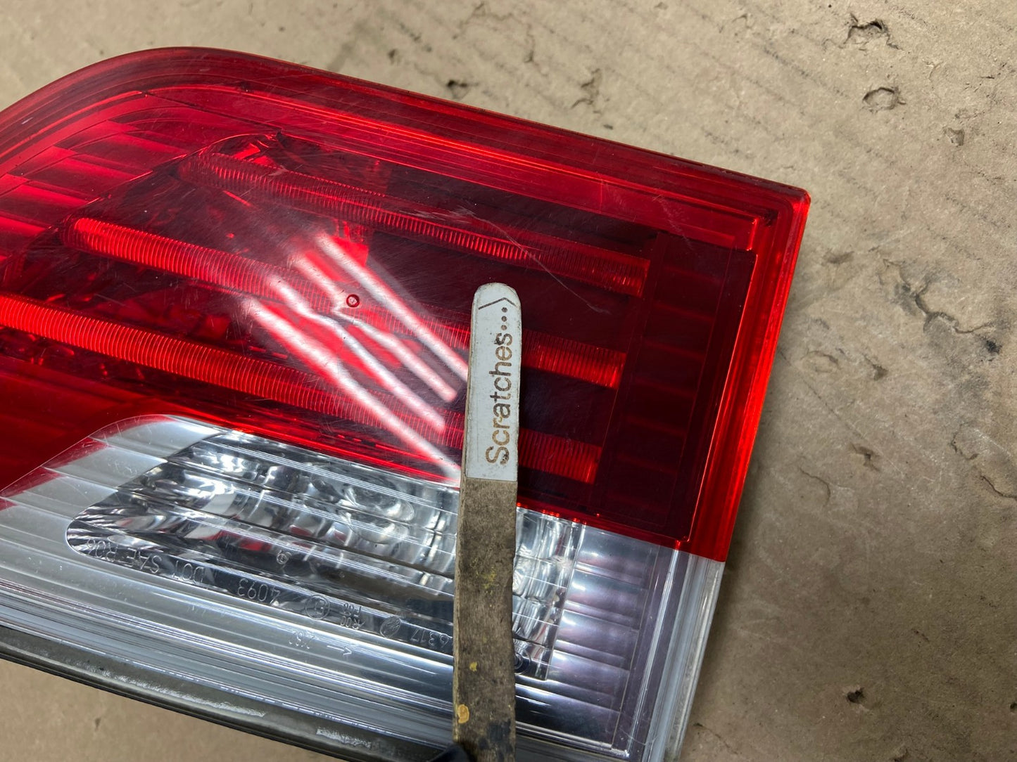 2007 2008 2009 2010 BMW X3 Left Driver Lh Inner Tail Light AG6996 LK3