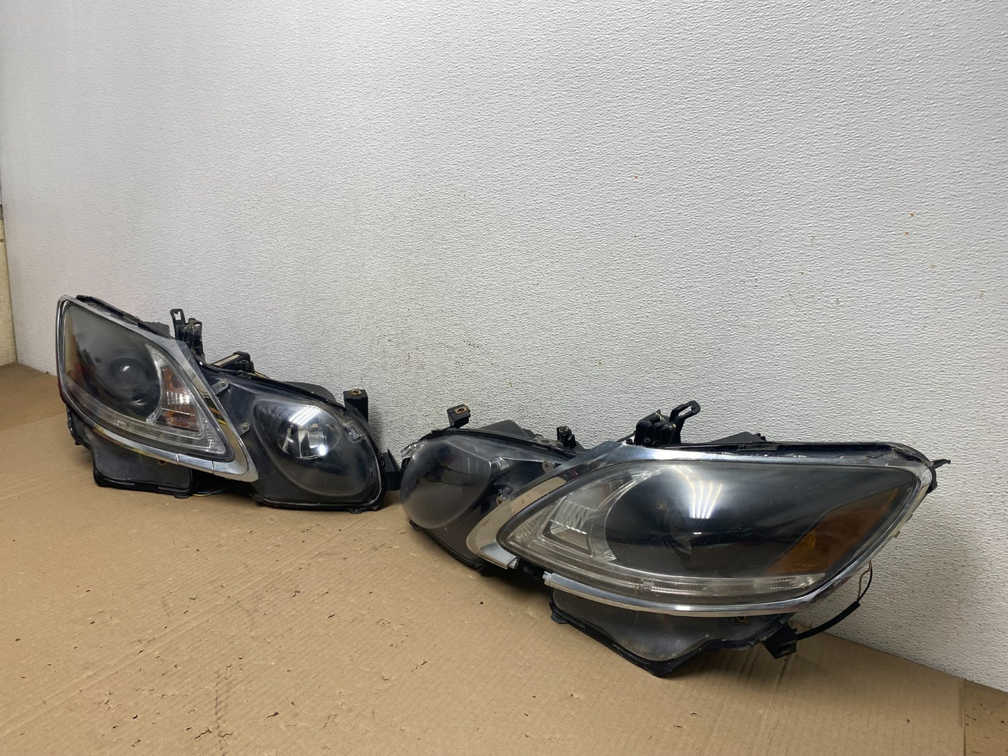 2006 - 2011 Lexus GS430 GS350 Left+Right Set Xenon Hid Black Headlight AE9580 DG1