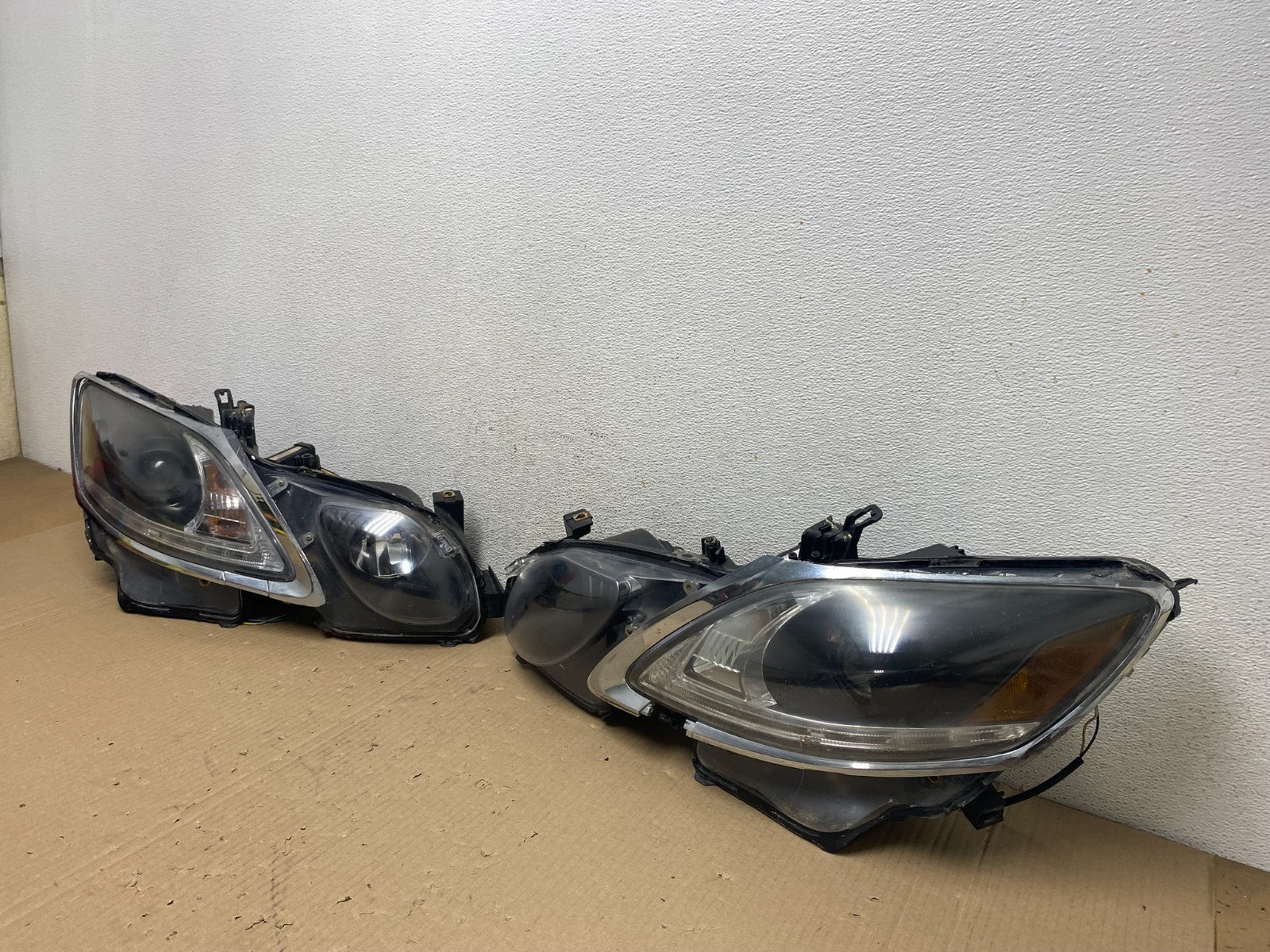 2006 - 2011 Lexus GS430 GS350 Left+Right Set Xenon Hid Black Headlight AE9580 DG1