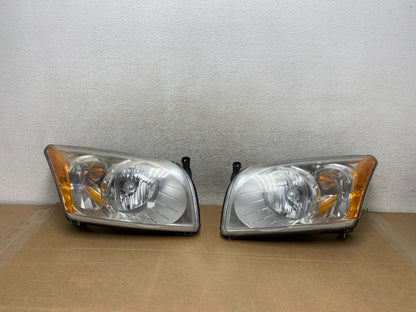 2007-2012 Dodge Caliber Left+Right Headlights Halogen AH3084 DW0