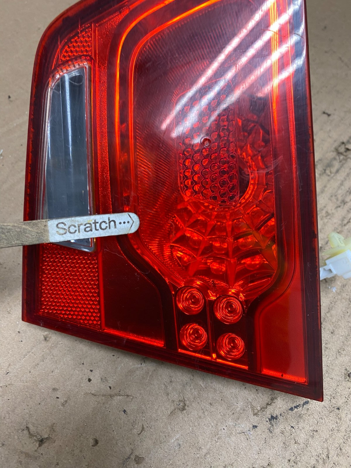 2010 to 2013 Kia Forte Right Passenger RH Side Tail Light Inner P9682 DW4
