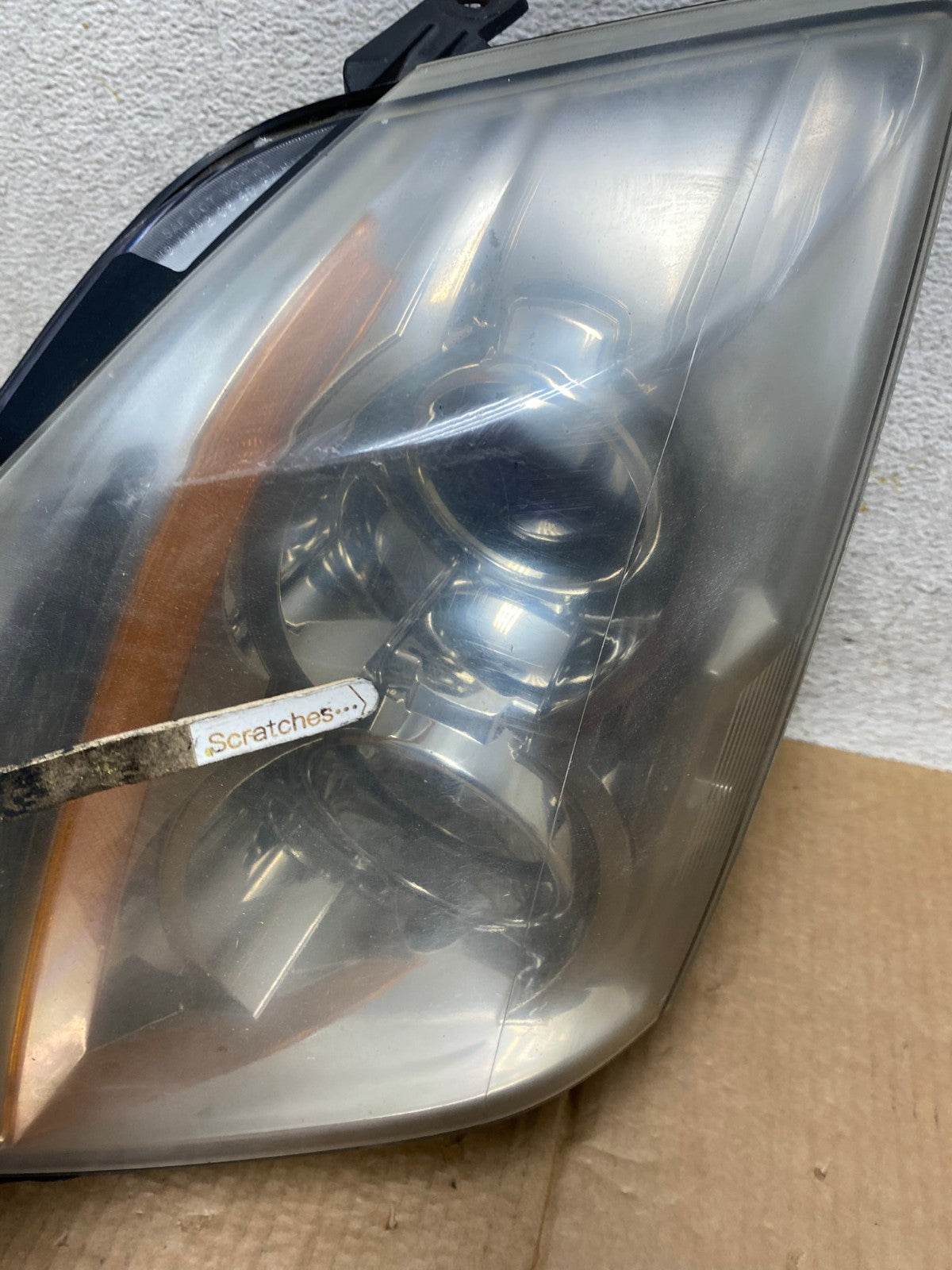 Halogen 2008 to 2014 Cadillac CTS Headlight Left Driver LH Side AI5805 LK3