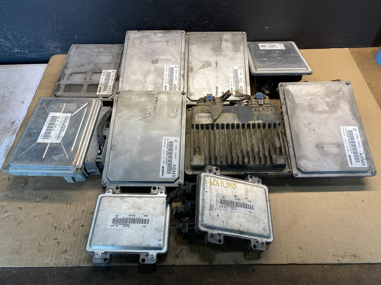 Mix of 10 Chevrolet ECM Engine Computer Module AC10150