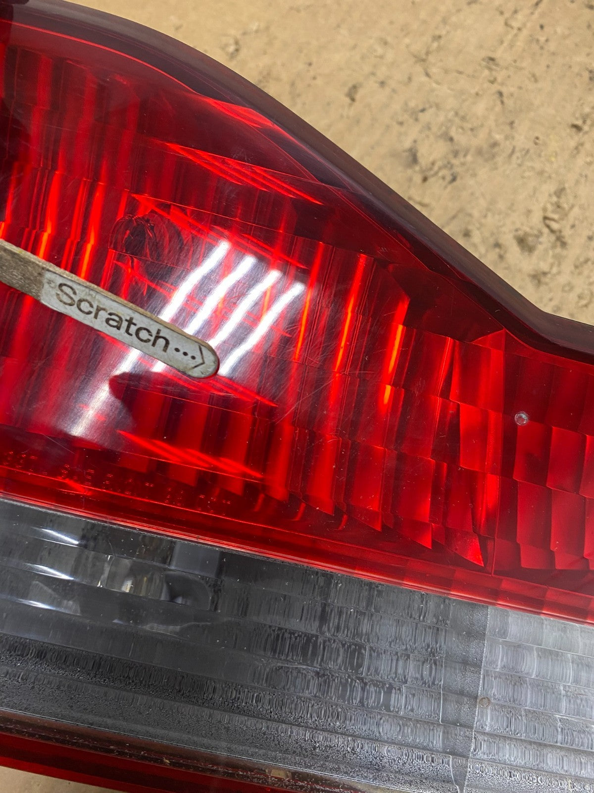 2001 to 2002 Honda Accord Left Driver LH Side Inner Tail Light OEM Q8713 DW4