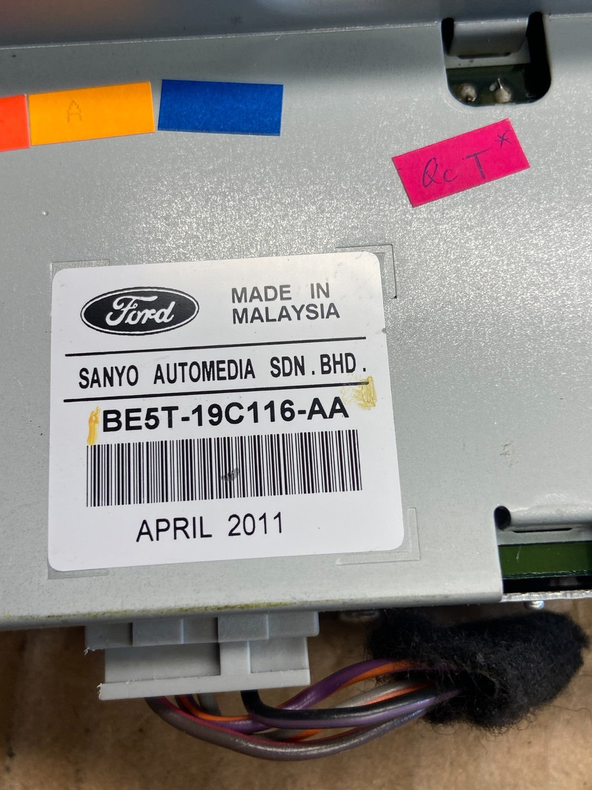 2011 2012 Ford Fusion Dash Information Display Screen ad2297 DG4