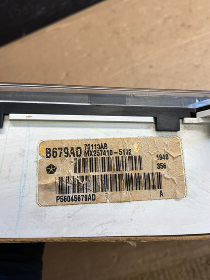 2000-2001 Dodge Ram 1500 Instrument Speedometer Gauge Cluster AF2654 DG6