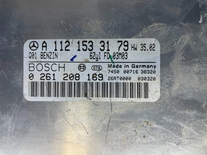 1999 to 2005 Mercedes E320 CLK320 Engine Control a1121533179 N7213 DG2