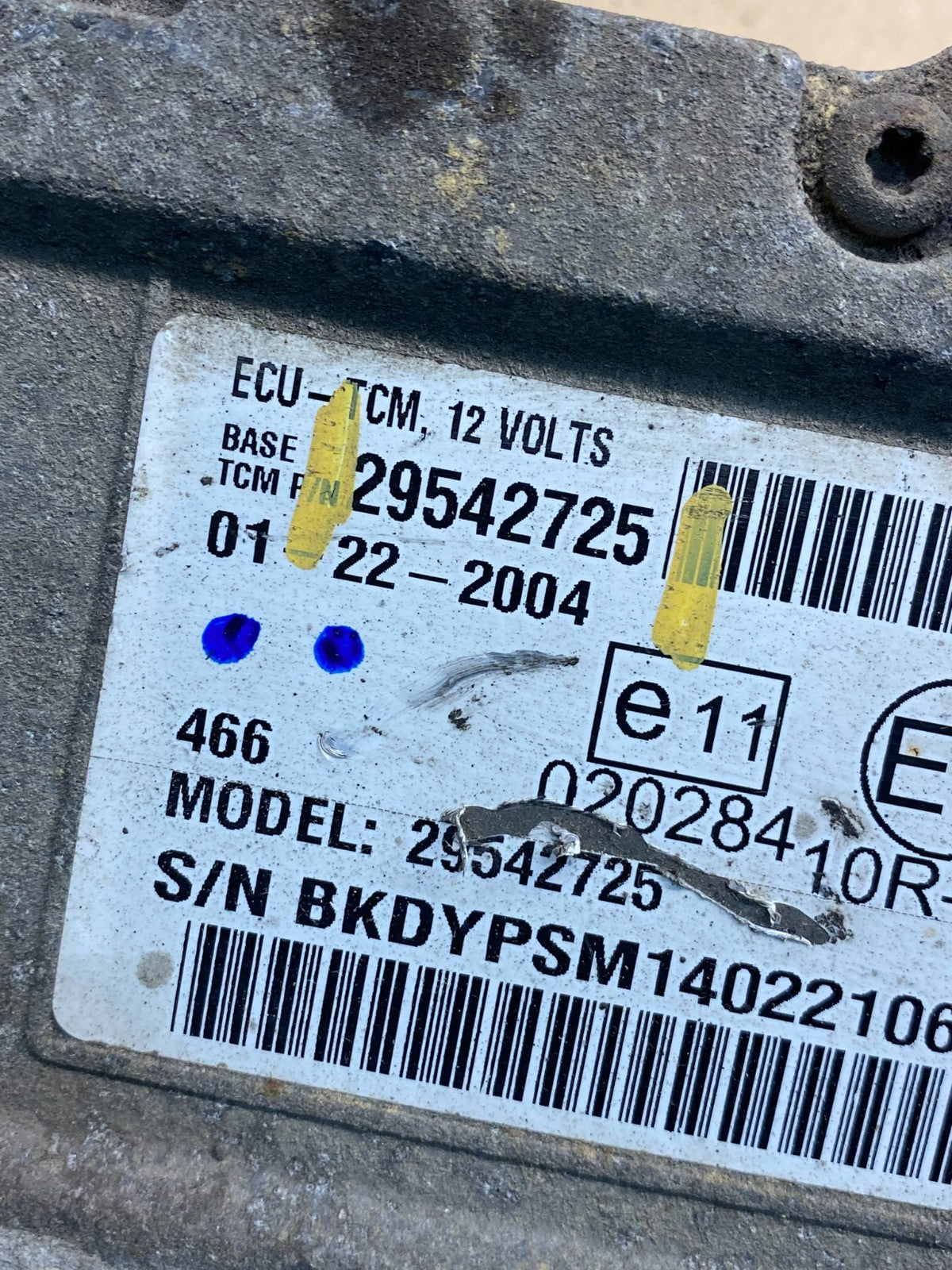 Allison 2400 SERIES TCM | Transmission Control Module - 93802288 29542725 AI71782