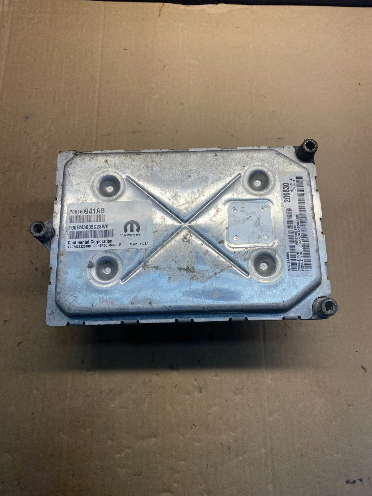2015-2017 Jeep Compass Patriot Engine Control Module p05150941ab ECU AE7547 DW1