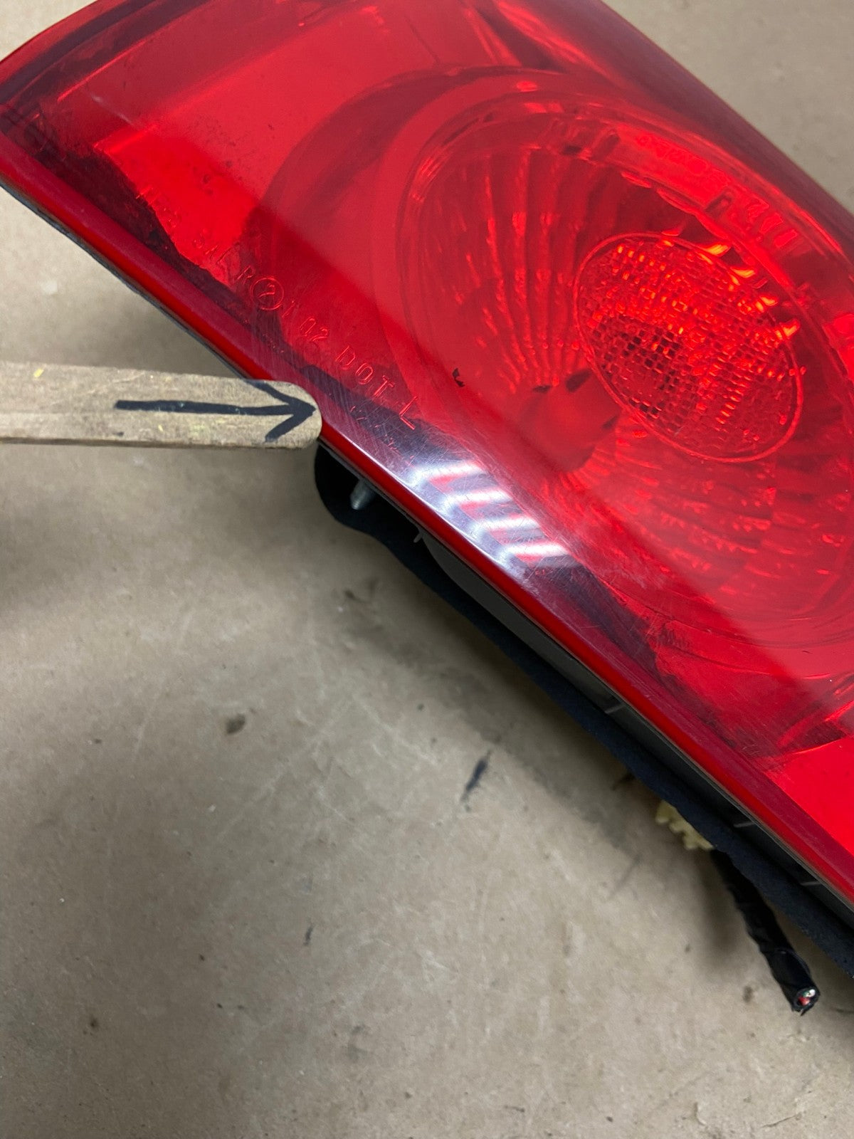 2006 - 2010 Toyota Sienna Left Driver Lh Side Inner Tail Light AG4158 LK5