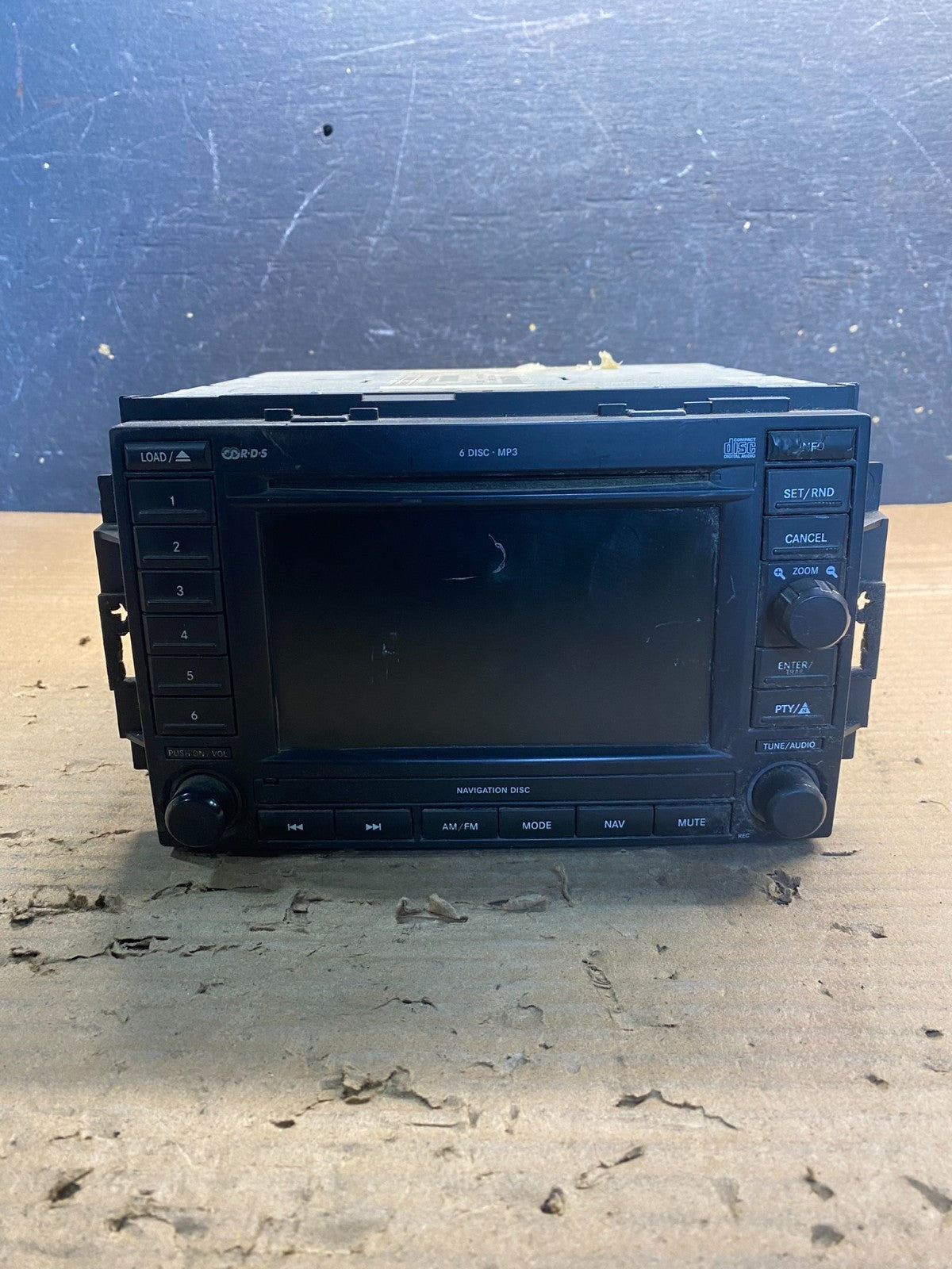 2005 2007 Jeep Dodge Chrysler Screen Display CD Player Satellite Radio AA3209 DG0