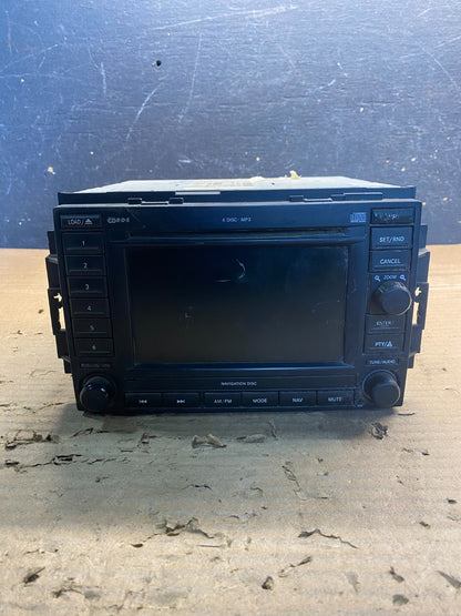 2005 2007 Jeep Dodge Chrysler Screen Display CD Player Satellite Radio AA3209 DG0