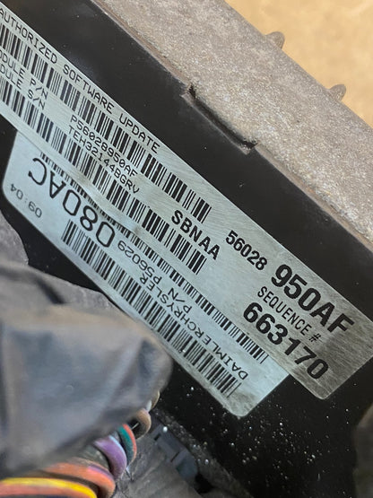 2005 Dodge Durango 4.7 Engine Contol Module Computer ECM ECU AH4847 DW2