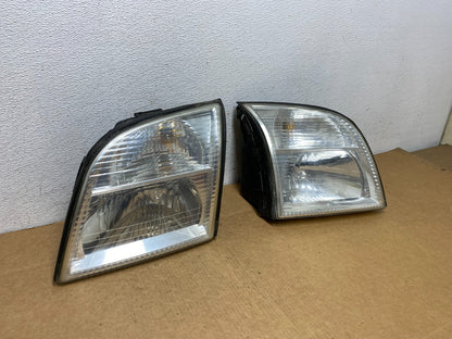 2002-2005 Mercury Mountaineer Left+Right Side Halogen Headlights AD4501 DW2
