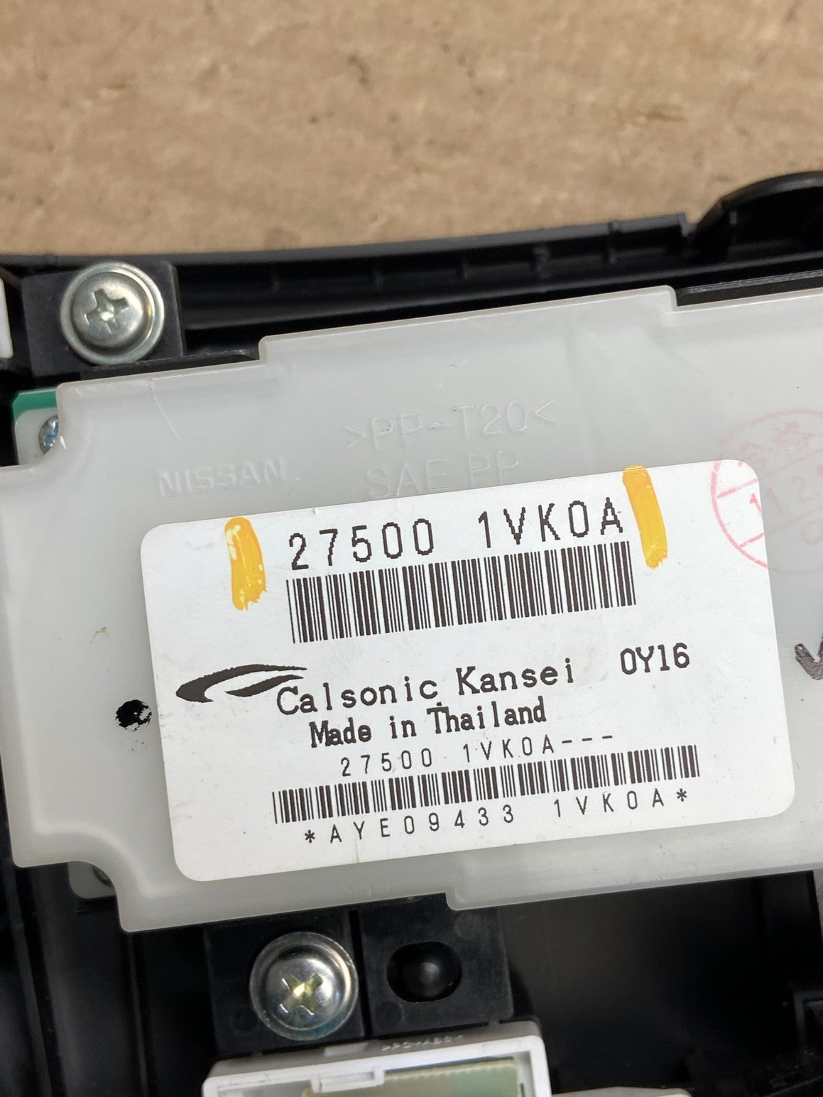 2011 to 2015 Nissan Rogue Heater Temperature AC Climate Control ah3745 DG7