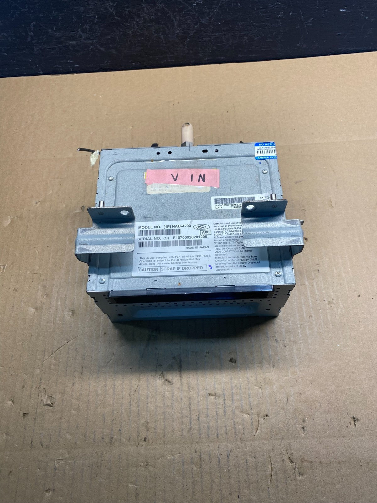 2009 - 2011 Ford Flex MP3 CD Radio Receiver BA8T-19C107-AA AC24863