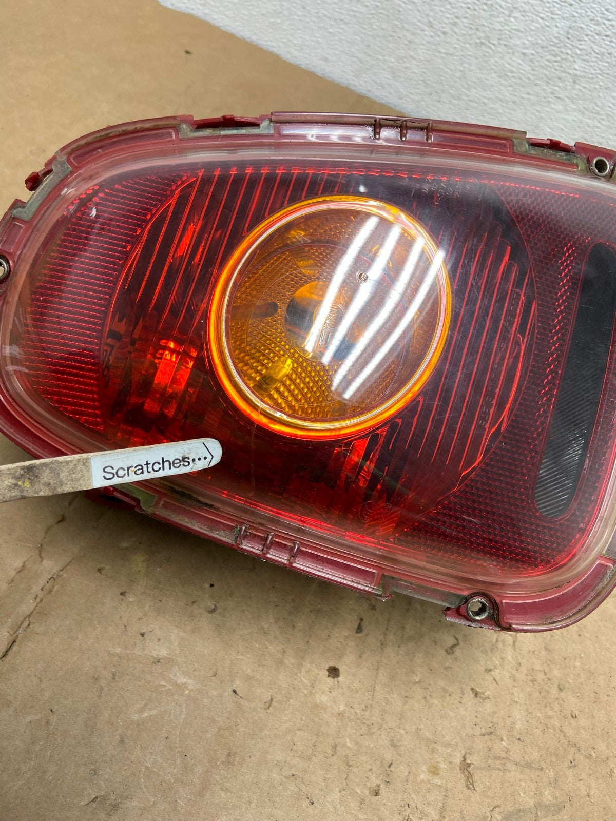 2007 2008 2009 2010 Mini Cooper Left Driver Lh Side tail light AD0638 LK3