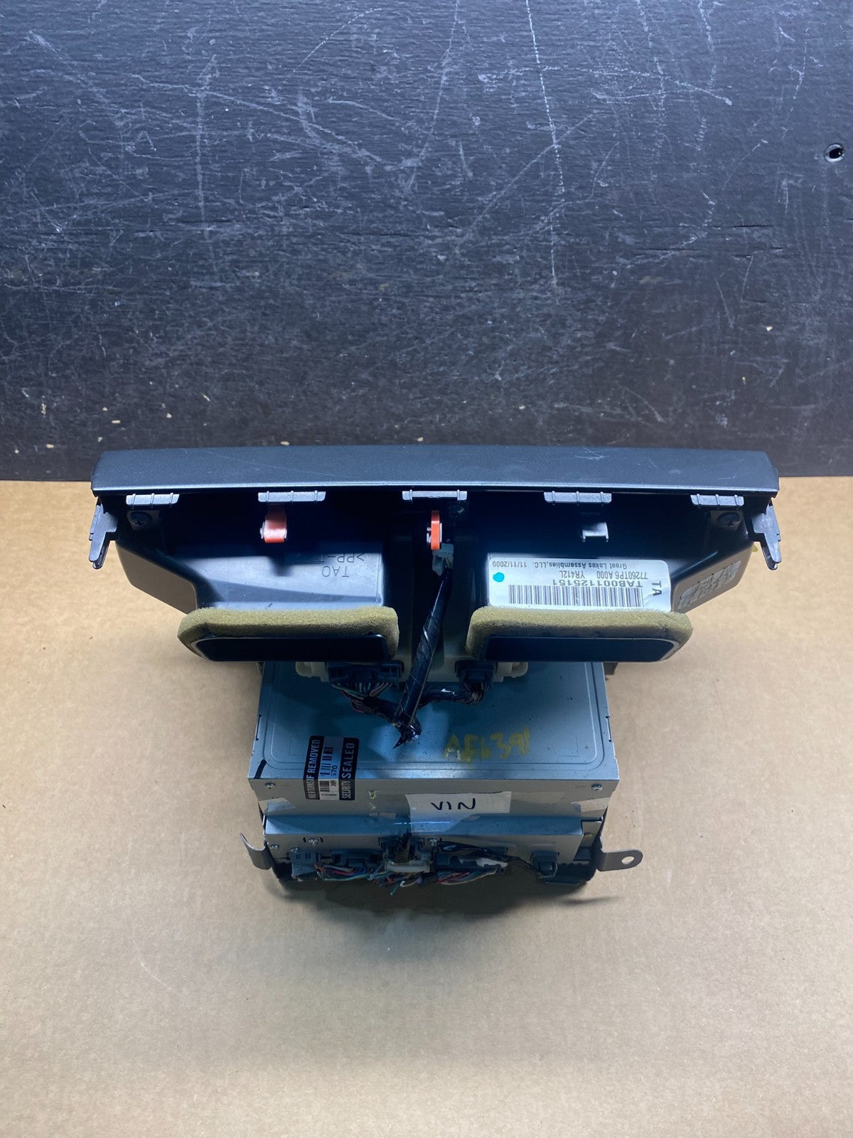 2008 - 2012 Honda Accord Front Radio Control AM./FM CD Climate Control ah4961 DG5