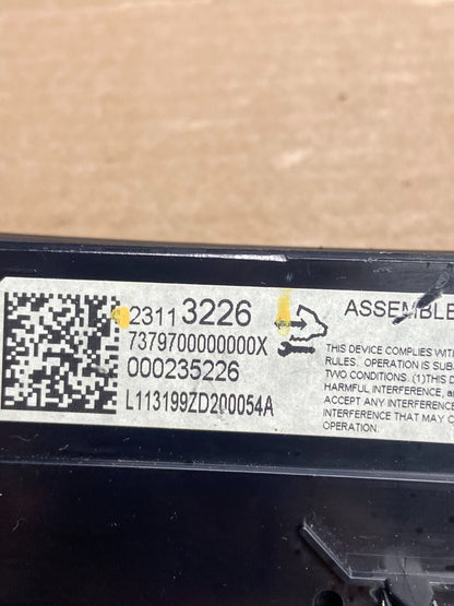 2014 to 2017 Chevrolet Impala Center Climate Control A/C Heater AF2503 DG5