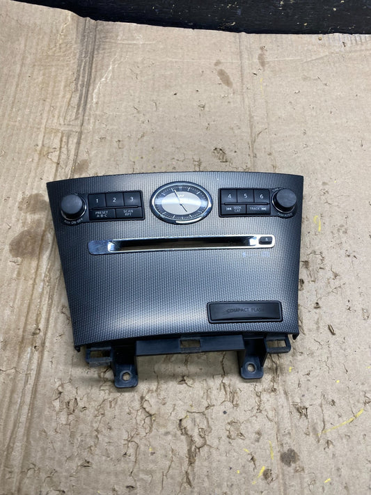 2008 2009 2010 Infiniti M35 Radio Clock Control Panel Plate X6295 DG0