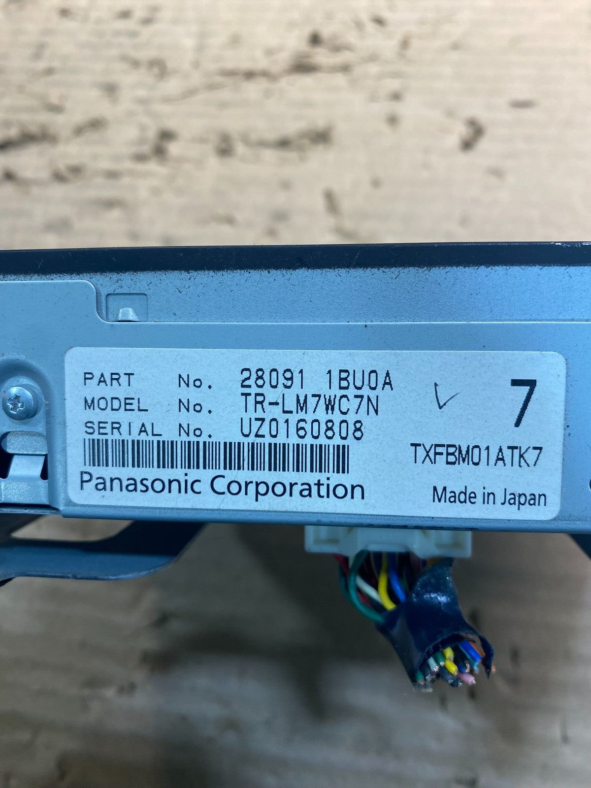 2011 - 2012 Infiniti G35 Information Display Screen 280911BU0A OEM AA3197 DG6