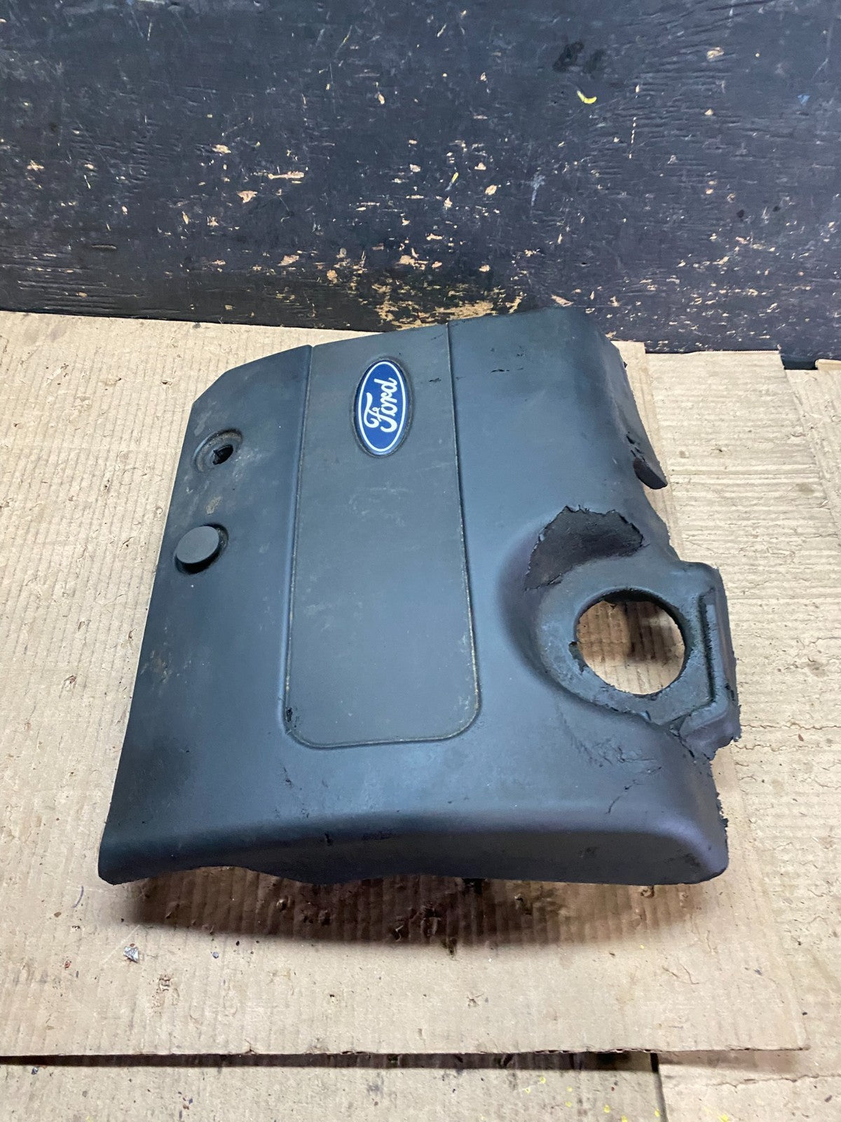 2011 to 2014 Ford Edge Engine Cover Shield  Black OEM W6027 DG3