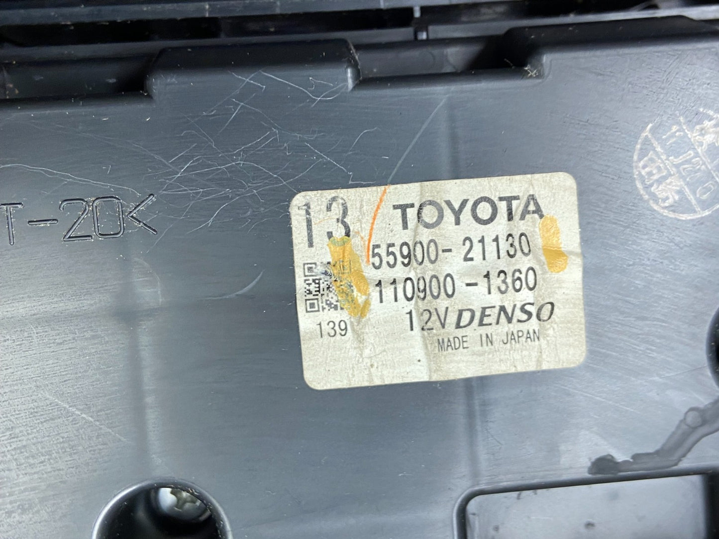 2005 - 2010 Scion TC AC Heater Climate Control Trim Bezel Dash Y7802 DG7