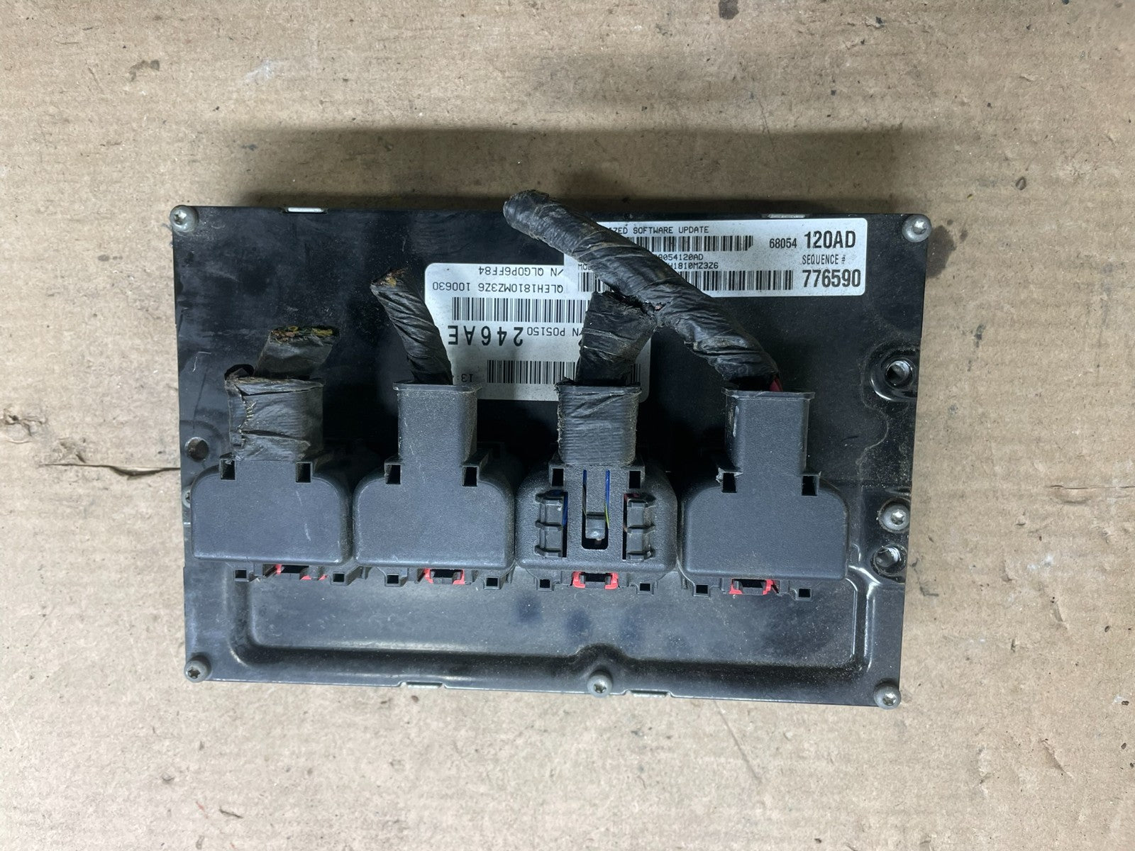 2008 2010 Dodge Charger Engine Control Computer p68054120ad ECM P7471 DG0