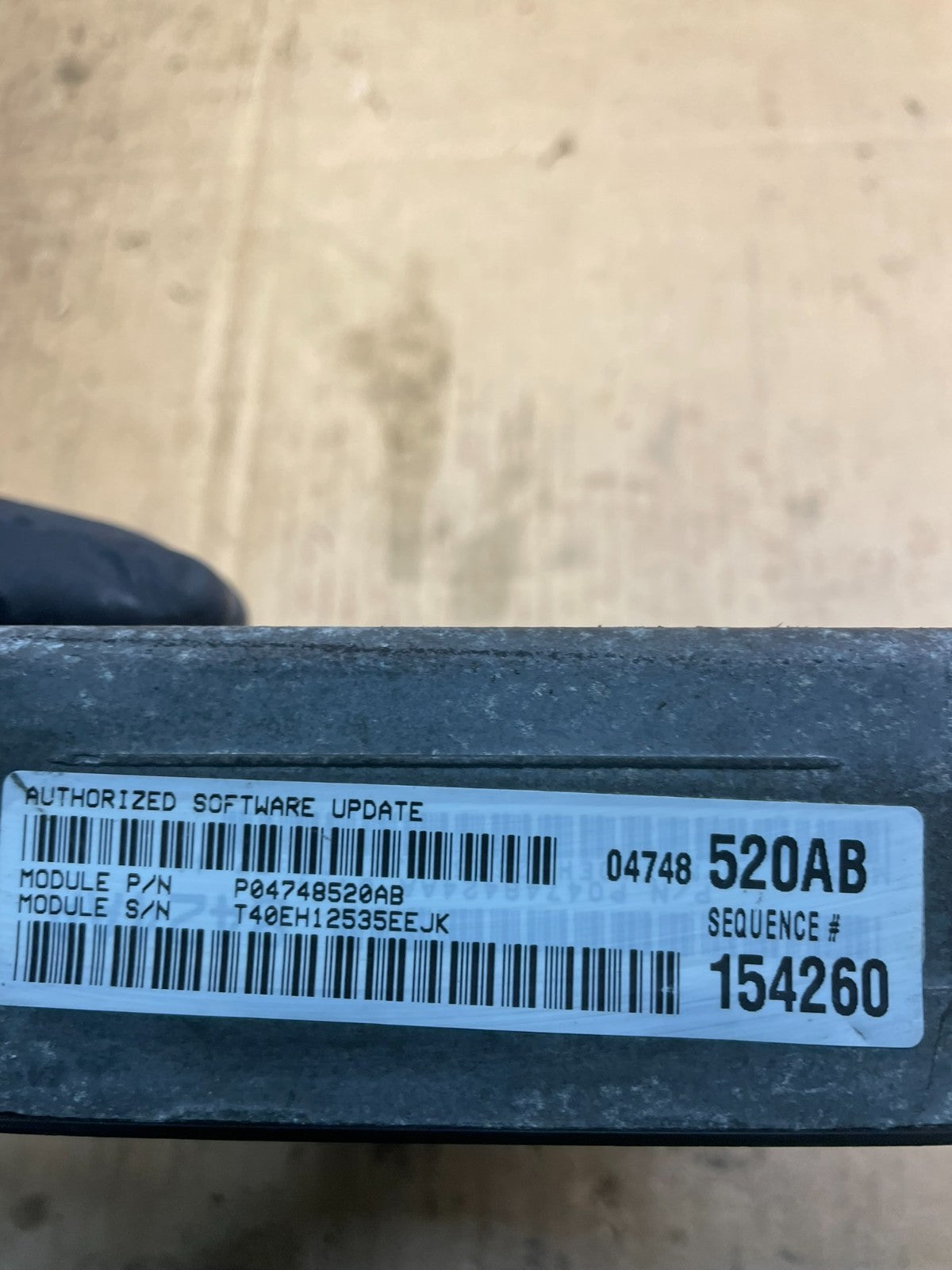 2003 Dodge Caravan Engine Control Unit Module ECM ECU w7163 DG4