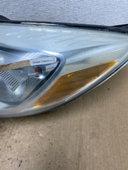 2012 2013 2014 Ford Focus Left Driver Lh Side Halogen Headlight AG2204 DW4