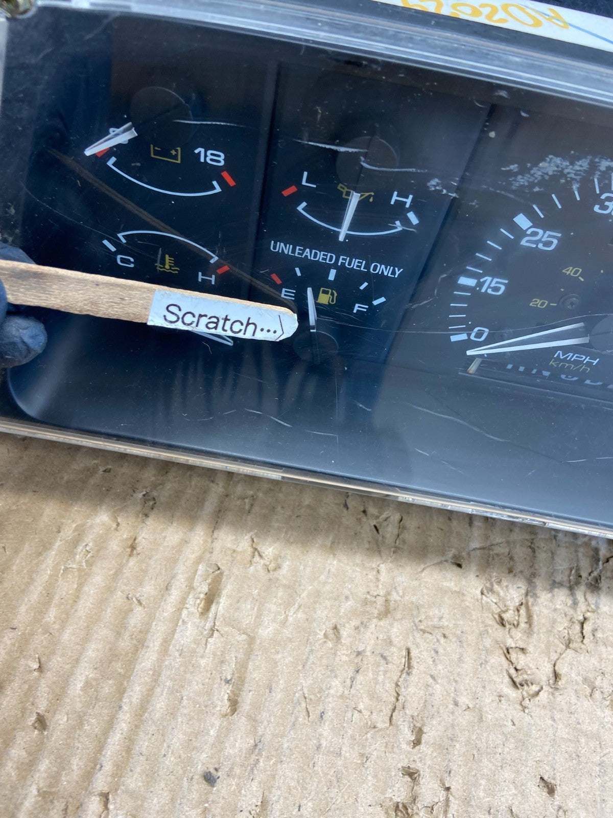 1999 to 2000 Ford Ranger Speedometer Instrument Cluster ad2029 DG1