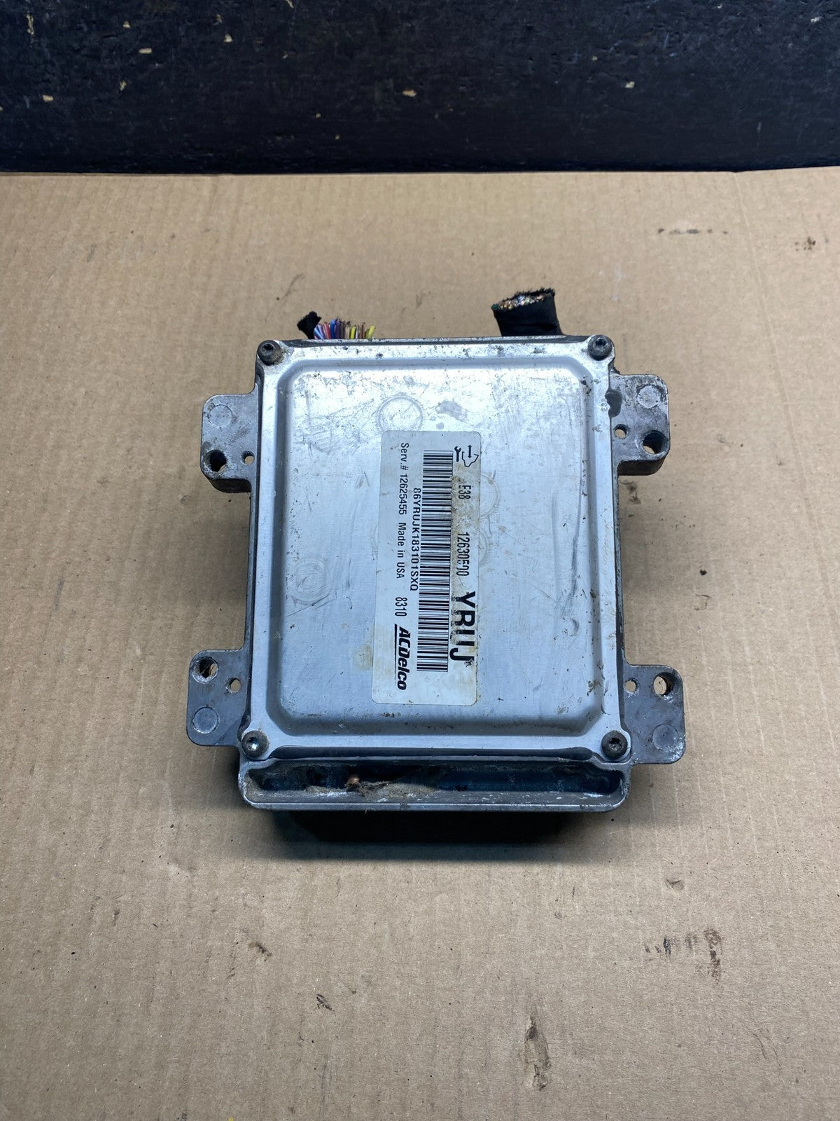 2009 Chevrolet Silverado Engine Control Module ECM ECU AH1619 DG1