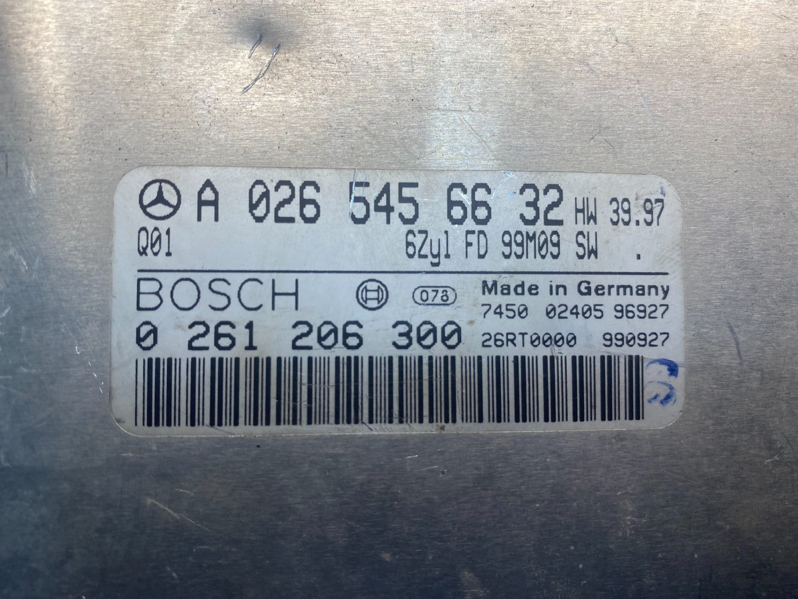 1998 2000 Mercedes Benz ML320 Engine Computer Ecu Ecm ad0492 DG2