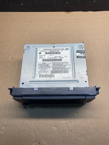 2007 2014 Jeep Dodge Chrysler Screen Display CD Player Satellite Radio ae7887 DG3